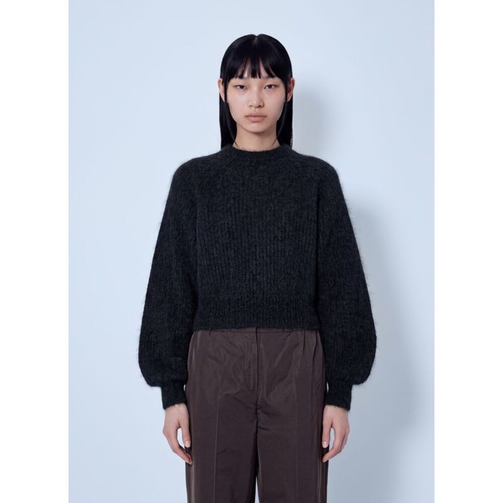 Max Mara Women Crewneck Mohair-Blend Sweater